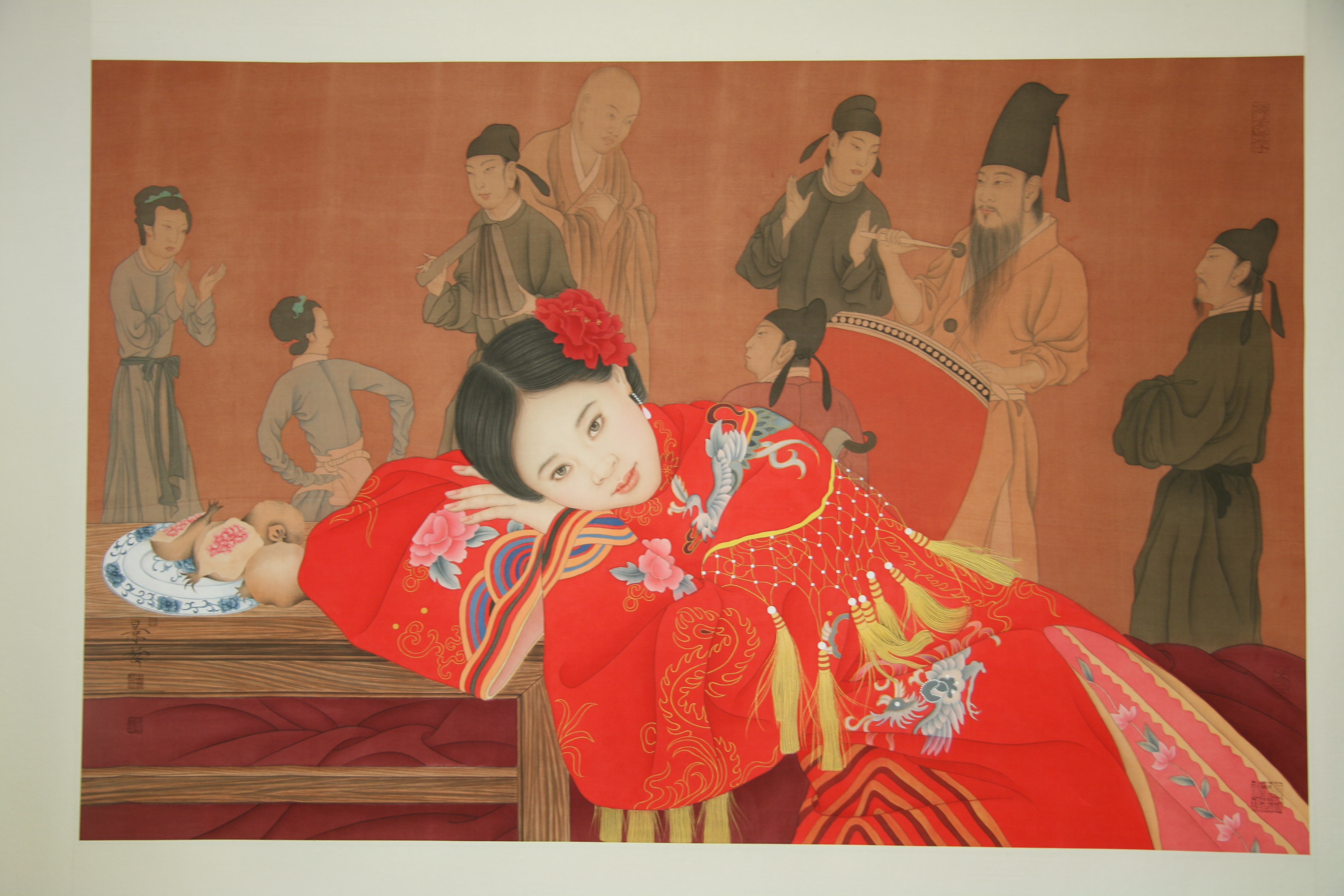 Chinese Maid-on silk-2013-120x80