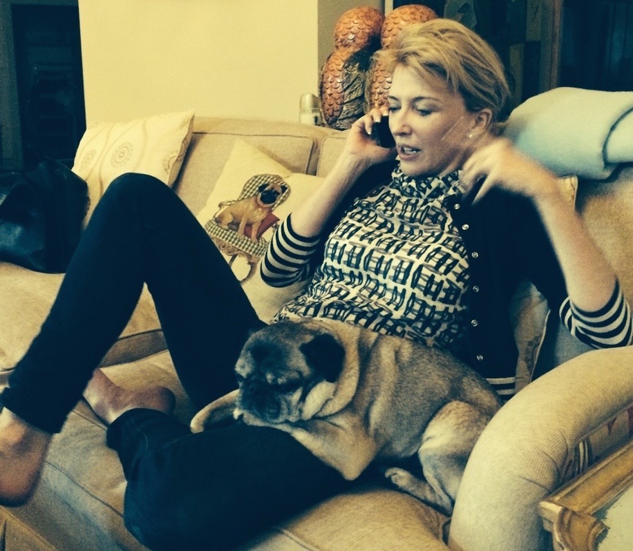 Michelle Purves at Home with Bruno